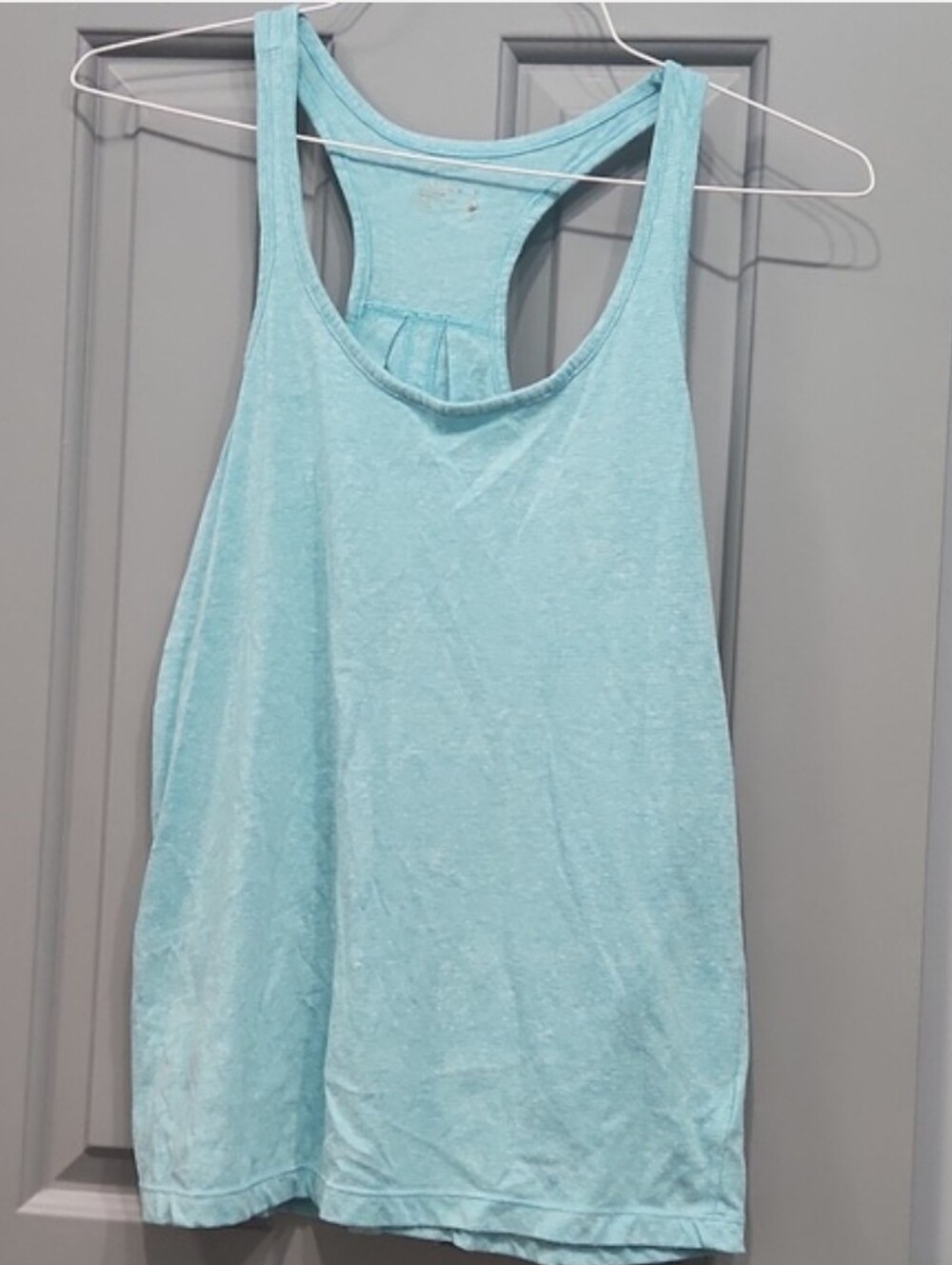 Jockey Blue Slit Back Tank Top small